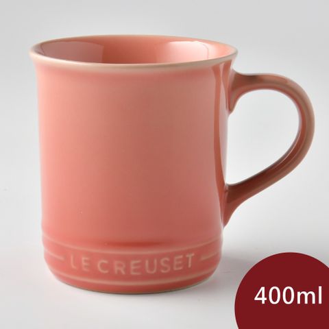 LE CREUSET 馬克杯 400ml 鮭魚粉