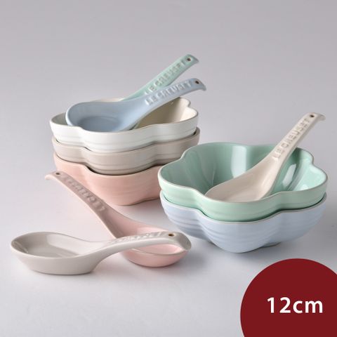 LE CREUSET 花型盤 附中式湯匙 小 5入