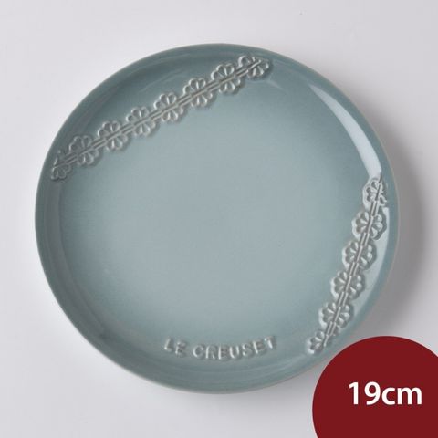 Le Creuset 蕾絲花恬系列圓盤 19cm 海洋之花