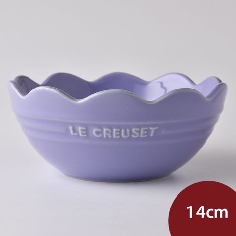 LE CREUSET 蕾絲花型碗 14cm 薰衣草