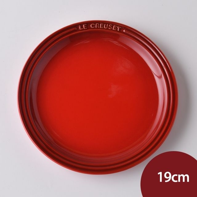 LE CREUSET  圓盤 餐盤 19cm 櫻桃紅