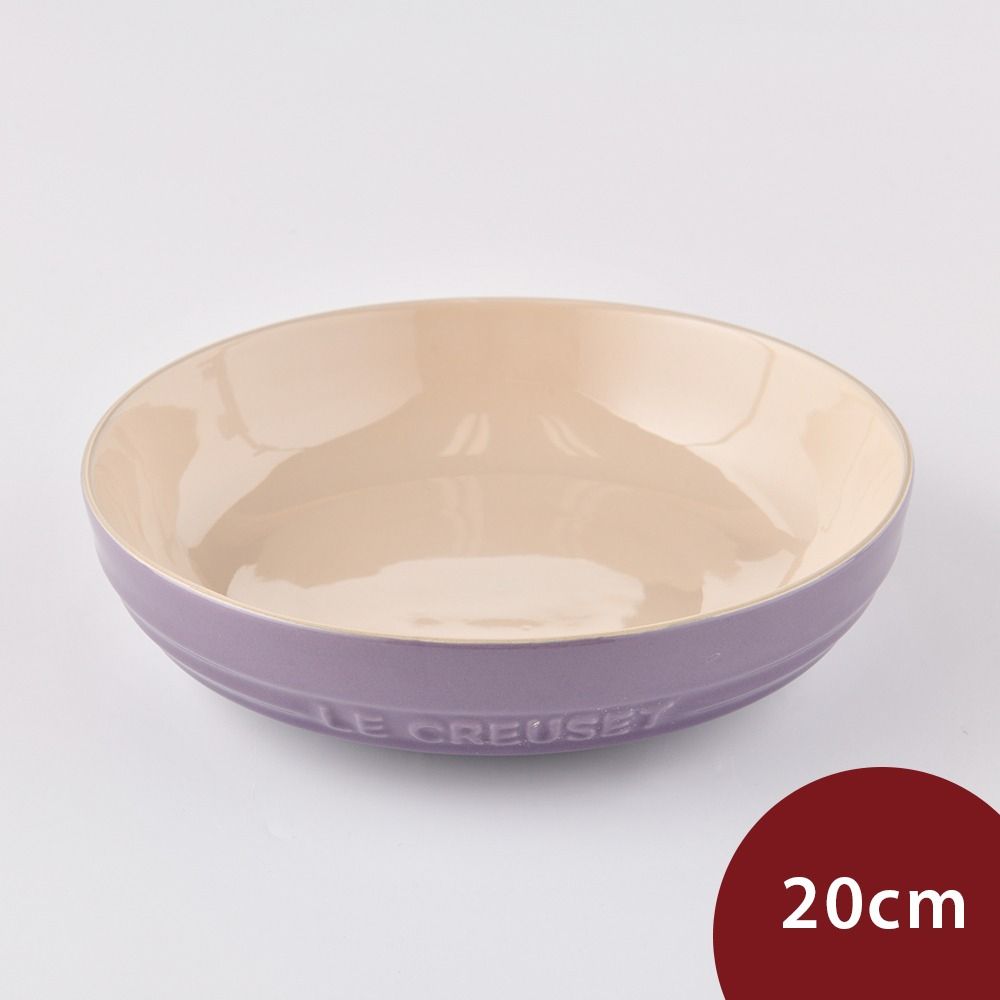 LE CREUSET  深圓盤 20cm 星河紫 無紙盒