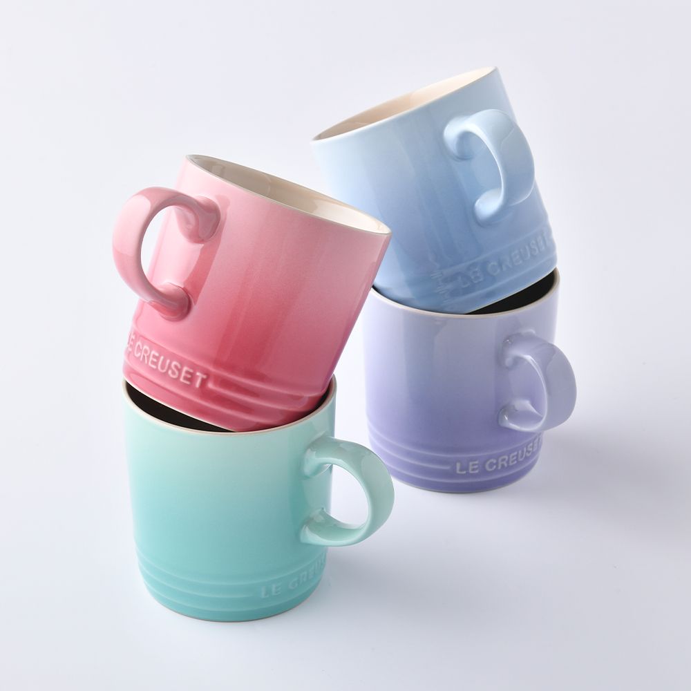 LE CREUSET  布列塔尼圓舞曲系列 英式馬克杯組 350ml 4入