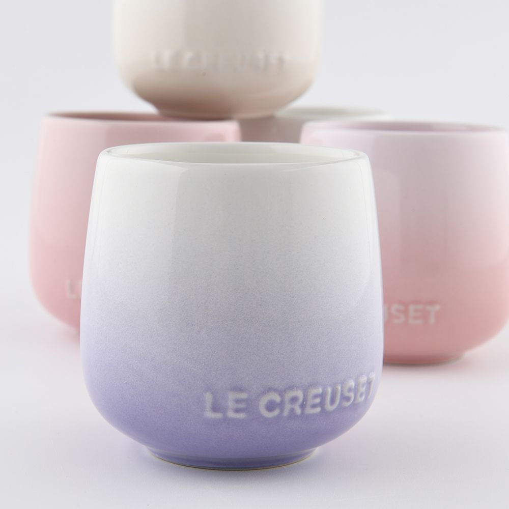 LE CREUSET  花蕾系列 馬克杯組 250ml 5入 貝殼粉/淡粉紅/淡粉紫/牛奶粉/蛋白霜