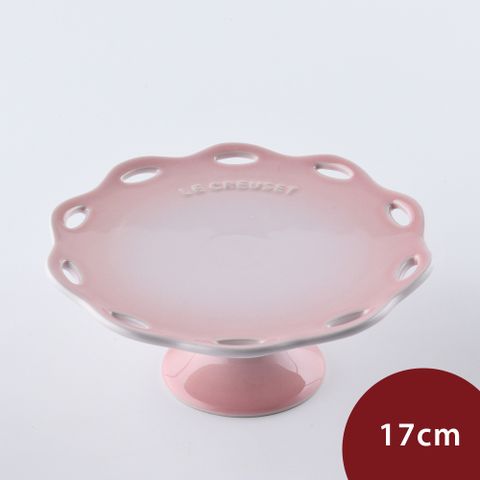 Le Creuset 蕾絲花語系列 蛋糕架 17cm 貝殼粉