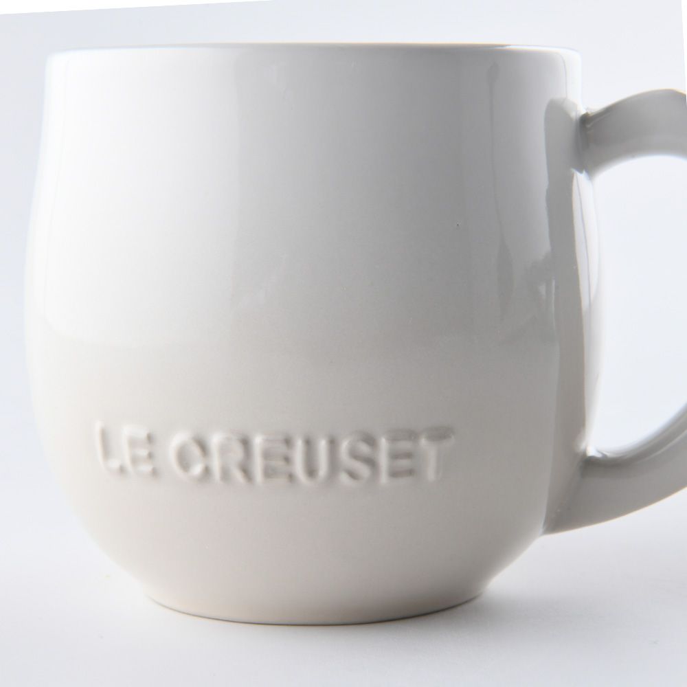  Le Creuset 蕾絲花語系列 馬克杯 320ml 蛋白霜