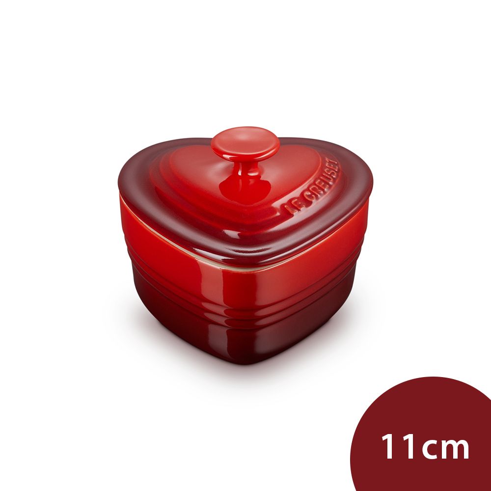  Le Creuset 愛心烤盅 烤模 11cm 櫻桃紅