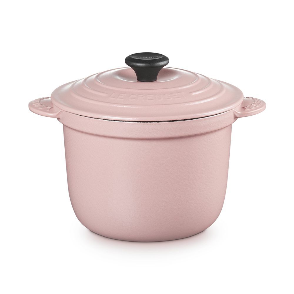 LE CREUSET  萬用窈窕鑄鐵鍋 20cm 2.8L 甜心粉 湯鍋 燉鍋 (電磁爐 IH爐可用)