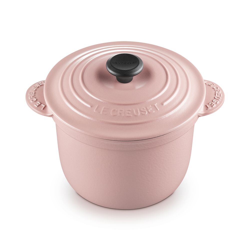 LE CREUSET  萬用窈窕鑄鐵鍋 20cm 2.8L 甜心粉 湯鍋 燉鍋 (電磁爐 IH爐可用)