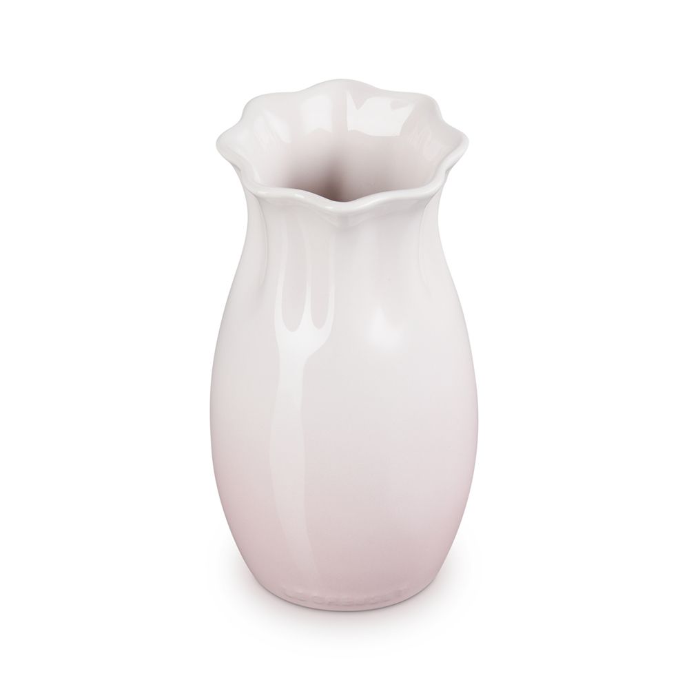 LE CREUSET  繁花系列 花瓶 花器 16cm 貝殼粉