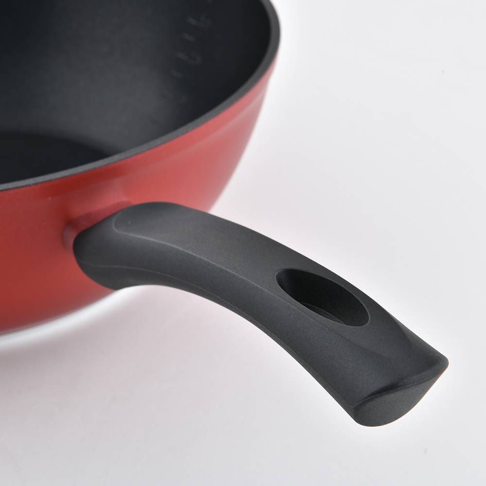 Fissler 菲仕樂  Color 不沾中式炒鍋 炙熱紅 30cm 不沾鍋 中華炒鍋 深鍋