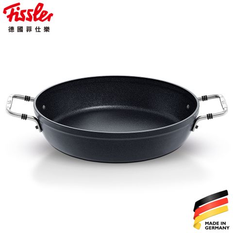 Fissler 「德國菲仕樂」碳矽隕石系列-Luno-隕石雙耳燉鍋24cm(不含蓋)(原廠總代理公司貨)