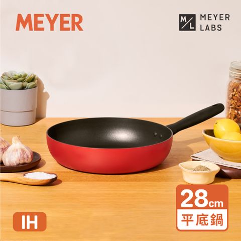 【MEYER 美亞】IH導磁陶瓷不沾平底鍋28CM - BAUHAUS革新系列