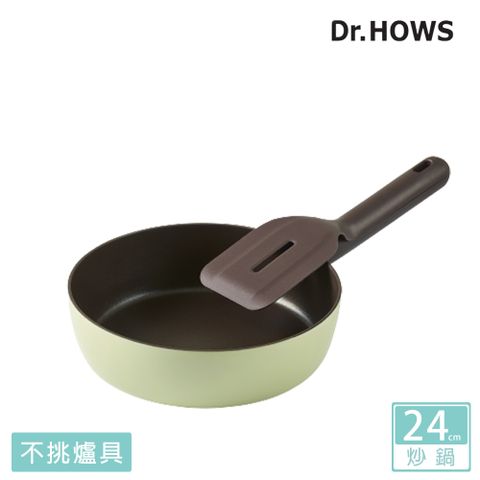 【韓國Dr.HOWS】NEO 炒鍋(24cm/附鍋鏟)-薄荷綠