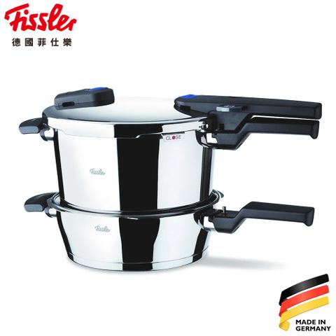 Fissler 菲仕樂 德國菲仕樂 歐洲版二代藍點壓力鍋-6+3.5公升(22cm)(德國製造)總代理公司貨