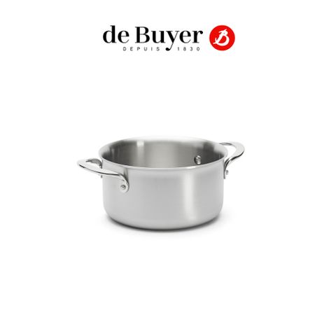 de Buyer 法國畢耶 Alchimy系列 3層複合不鏽鋼雙耳湯鍋16cm(不含鍋蓋)