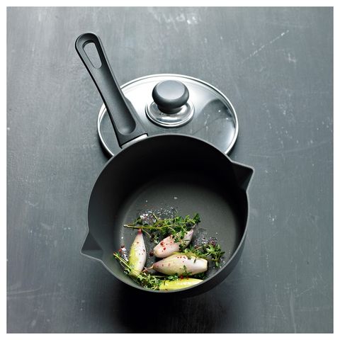 丹麥精品SCANPAN 思康鍋 單柄湯鍋有壺嘴(含蓋) 18CM