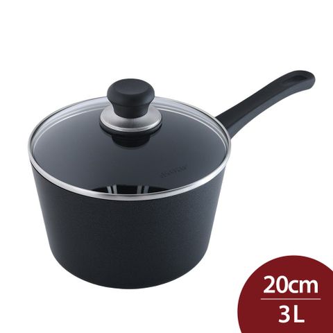 SCANPAN CLASSIC 單柄不沾湯鍋 含蓋 20cm 3L 電磁爐不可用