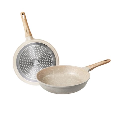 BLACK HAMMER 麥飯石導磁鑄造不沾平煎鍋28cm