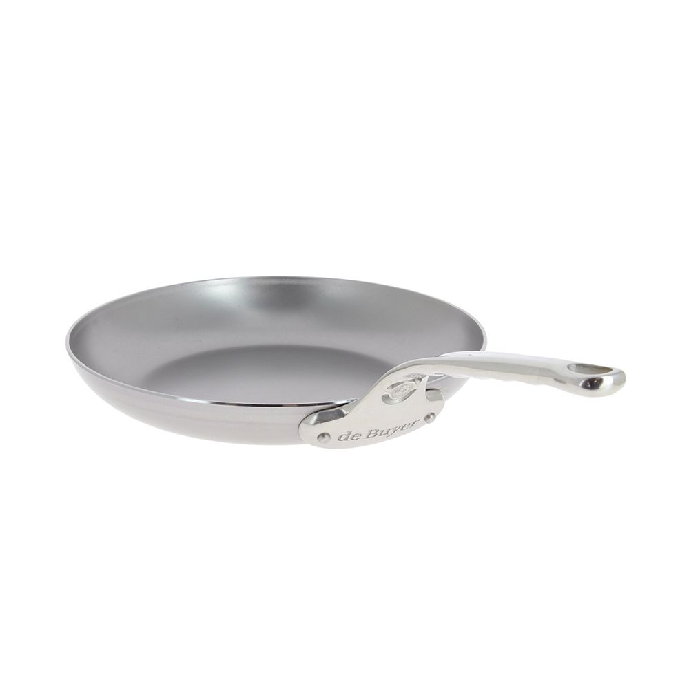 de Buyer 畢耶 原礦蜂蠟系列 不鏽鋼職人柄弧底早餐鍋28cm 鐵鍋 法國製