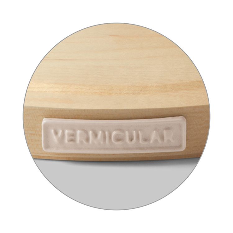 Vermicular 琺瑯鑄鐵專用木磁力鍋墊-22CM