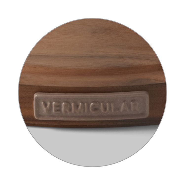 Vermicular 琺瑯鑄鐵專用木磁力鍋墊-22CM