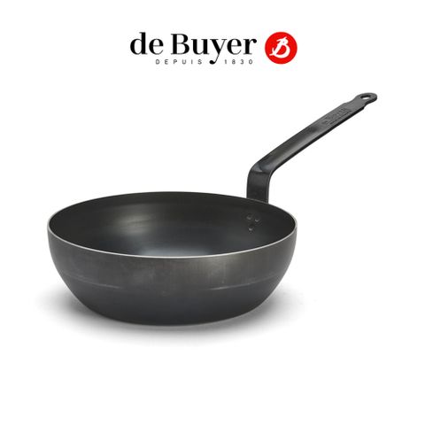 de Buyer 畢耶 輕礦藍鐵系列 單柄深煎炒鍋28cm / 鐵鍋 碳鋼鍋 法國製