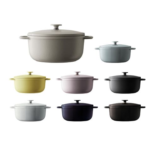 【VERMICULAR】琺瑯鑄鐵鍋(OP2 圓頭鍋蓋款) 26cm -多色可選