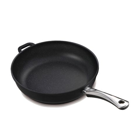 Signo Cast系列黑鑽鈦金升級不沾鍋深炒鍋32cm