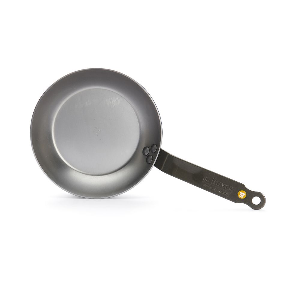 de Buyer 畢耶 原礦蜂蠟系列 傳統柄平底鍋24cm/鐵鍋