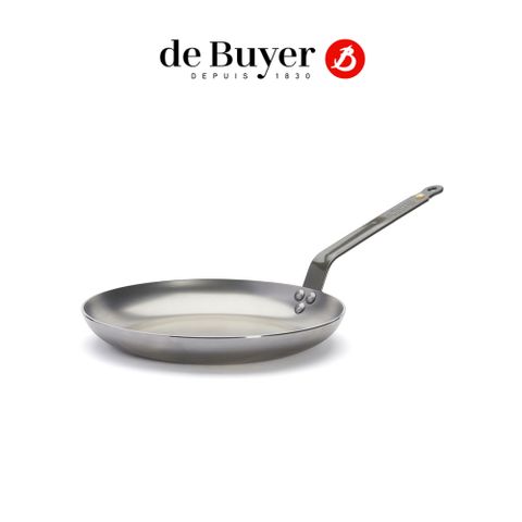 de Buyer 法國畢耶 原礦蜂蠟系列 傳統柄早餐鍋24cm / 鐵鍋