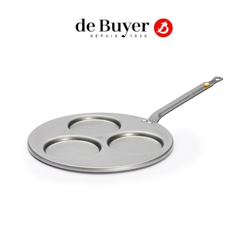 de Buyer 法國畢耶 原礦蜂蠟系列 3格煎餅/煎蛋鍋27cm