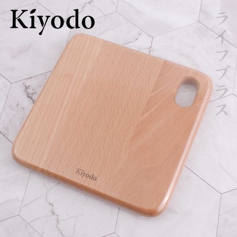 一品川流 【KIYODO】手作山毛櫸隔熱墊-方形-1入組