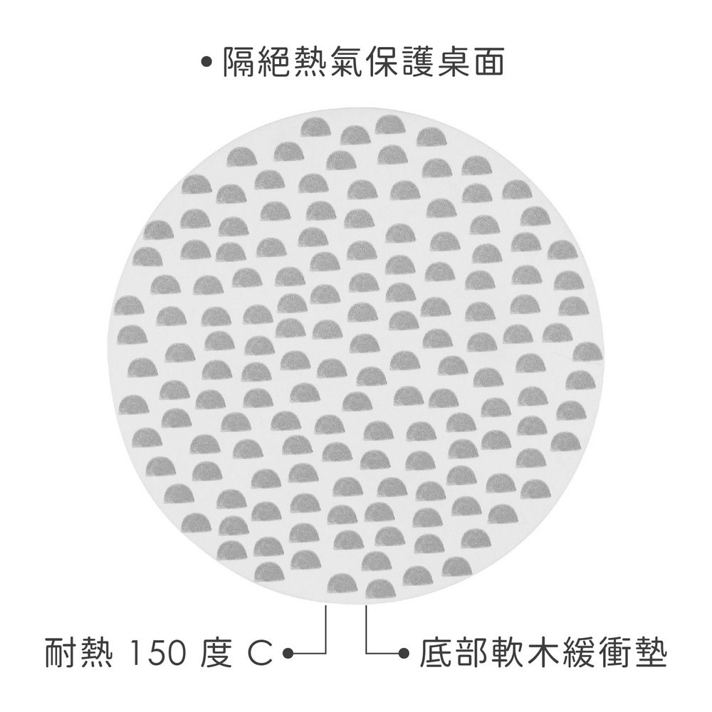 NOW 白雲石隔熱墊(灰雨滴) | 桌墊 鍋墊 餐墊 耐熱墊 杯墊