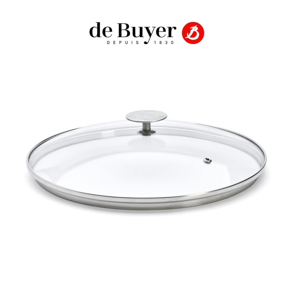 de Buyer 畢耶 不鏽鋼蓋頭 耐熱玻璃鍋蓋28cm