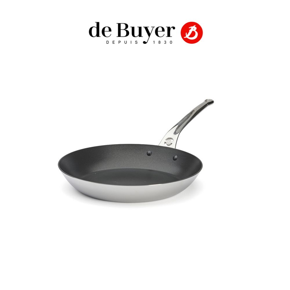 de Buyer 畢耶 法國 Affinity系列 不鏽鋼平底不沾鍋32cm