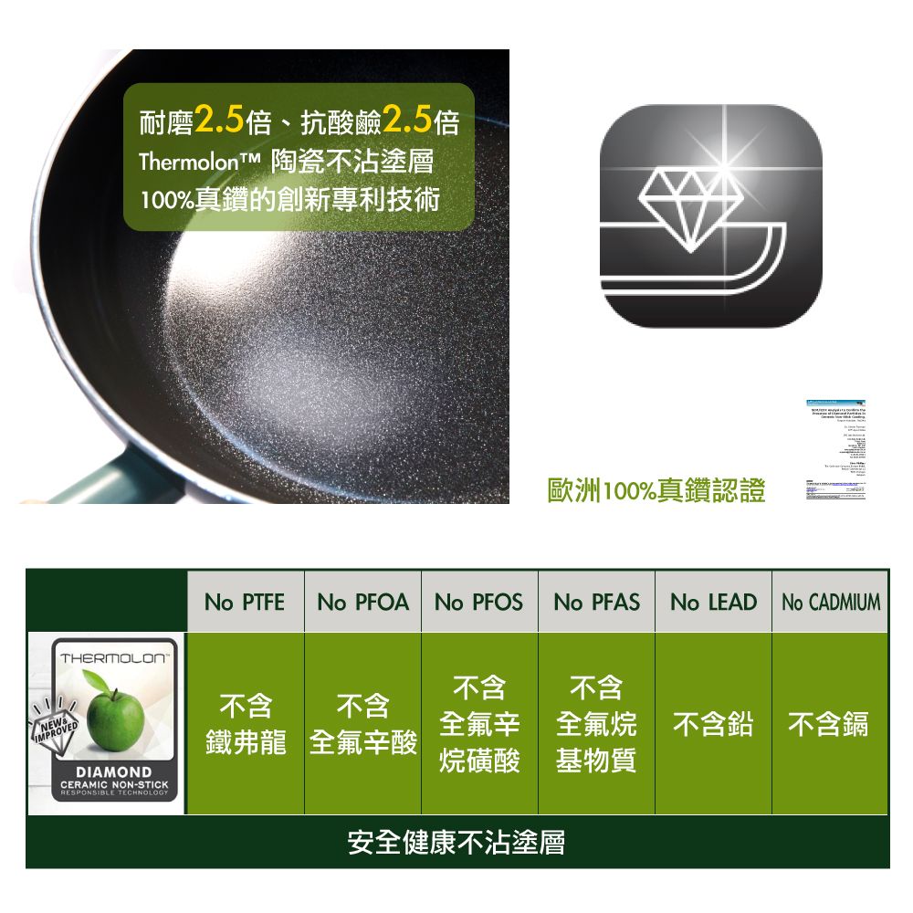 GreenPan PADOVA系列18cm不沾鍋單柄湯鍋-嫩頰粉(加蓋)