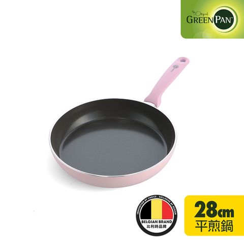GreenPan 鑽石陶瓷塗層不沾平底鍋 Torino系列 28cm(不挑爐具,IH爐適用)(洗碗機適用)