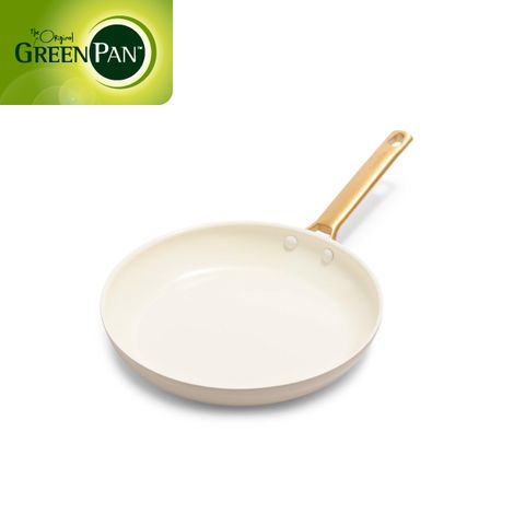 GreenPan 專利鑽石不沾鍋 PADOVA 平底鍋28cm/不含蓋/奶茶棕【專利導磁技術/快速導熱/耐熱450度】