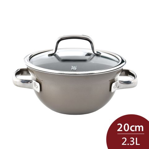 德國 WMF FUSIONTEC 泡麵鍋 湯鍋 雙耳湯鍋 (含蓋) 20cm 暗黃銅