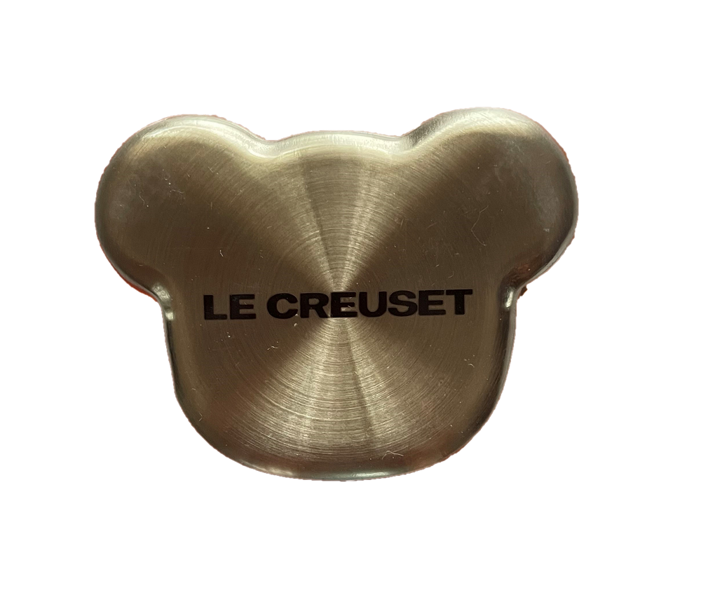 LE CREUSET  小熊鍋蓋頭 不鏽鋼鋼頭 淡金 5cm