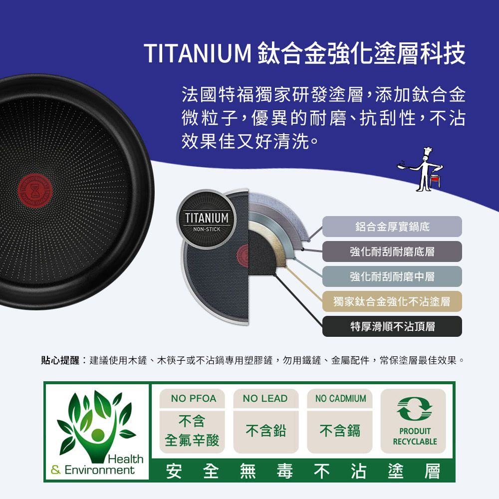 Tefal 特福 法國 巧變精靈系列20公分不沾湯鍋-焦糖棕