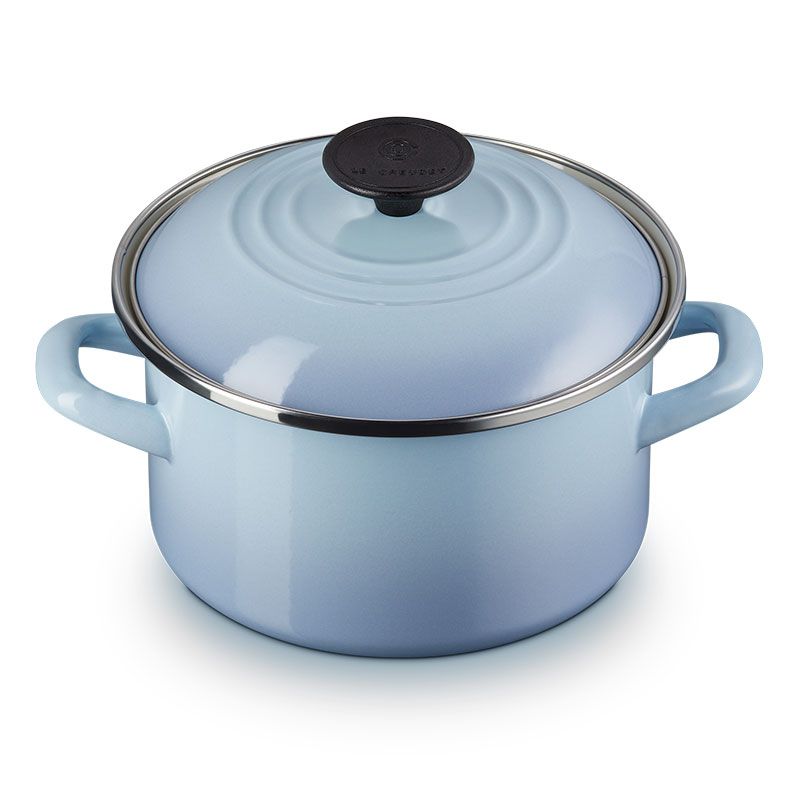 LE CREUSET -琺瑯便利湯鍋20cm (海岸藍)