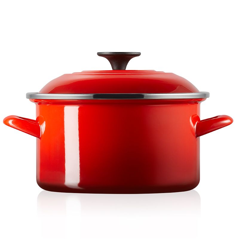 LE CREUSET -琺瑯便利湯鍋18cm (櫻桃紅)