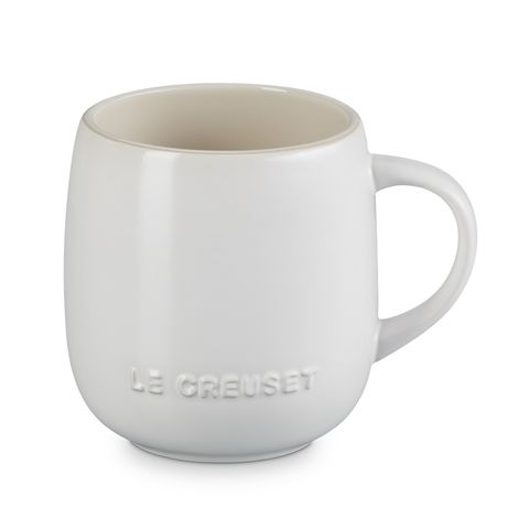 LE CREUSET-瓷器蛋蛋馬克杯380ml (棉花白)
