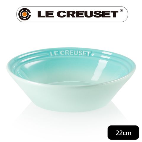 LE CREUSET-新采和風系列-瓷器淺盤22cm(薄荷綠)