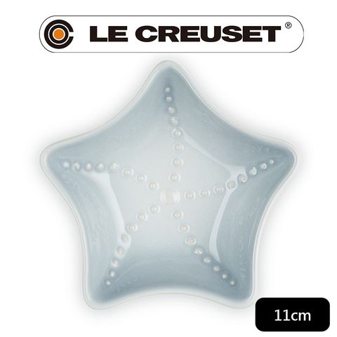 LE CREUSET -瓷器海星盤11cm(銀灰藍)