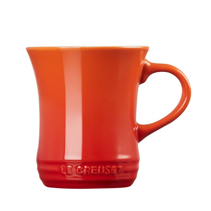 LE CREUSET -瓷器馬克杯360ml (火焰橘)