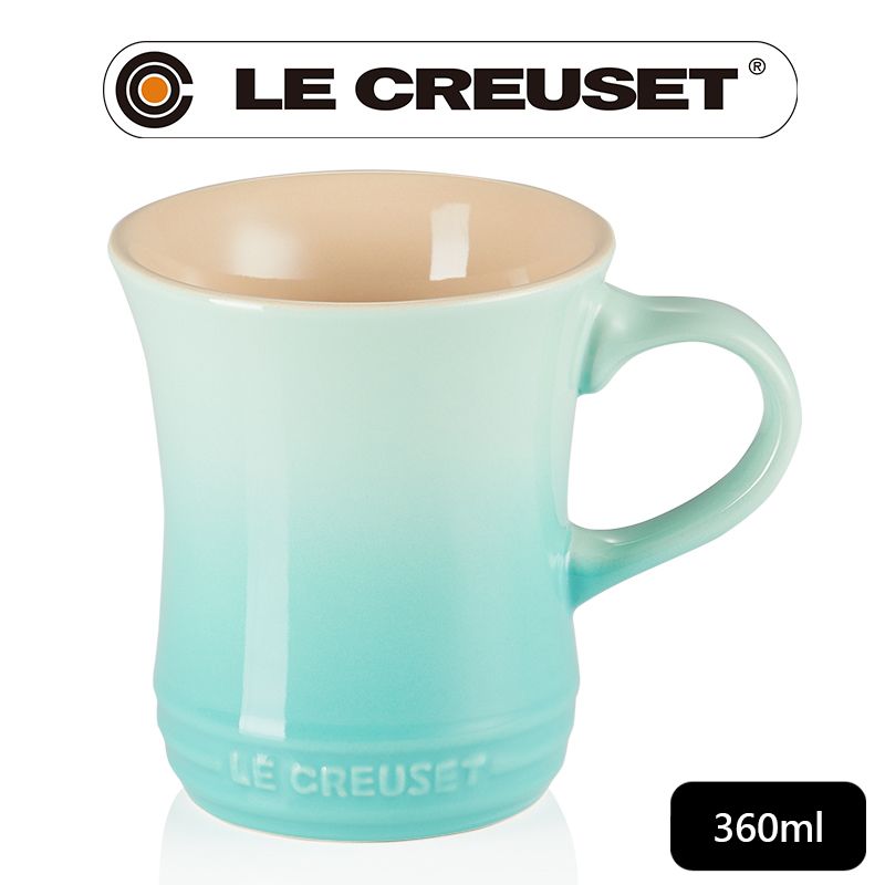 LE CREUSET -瓷器馬克杯360ml (薄荷綠)