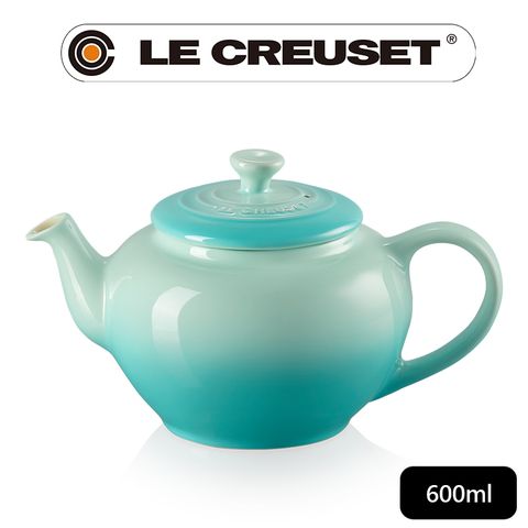 LE CREUSET-瓷器中式茶壺600ml (薄荷綠)